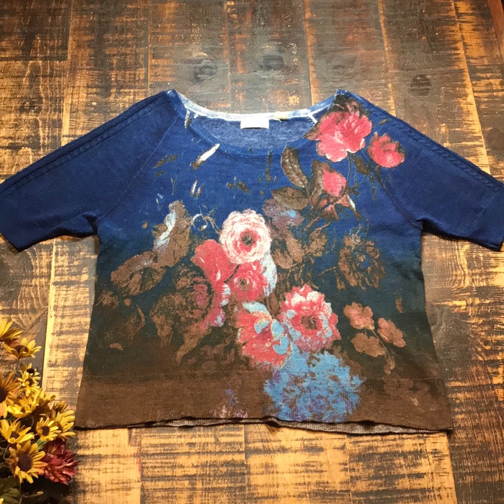 Anthropologie Sleeping on Snow Sweater